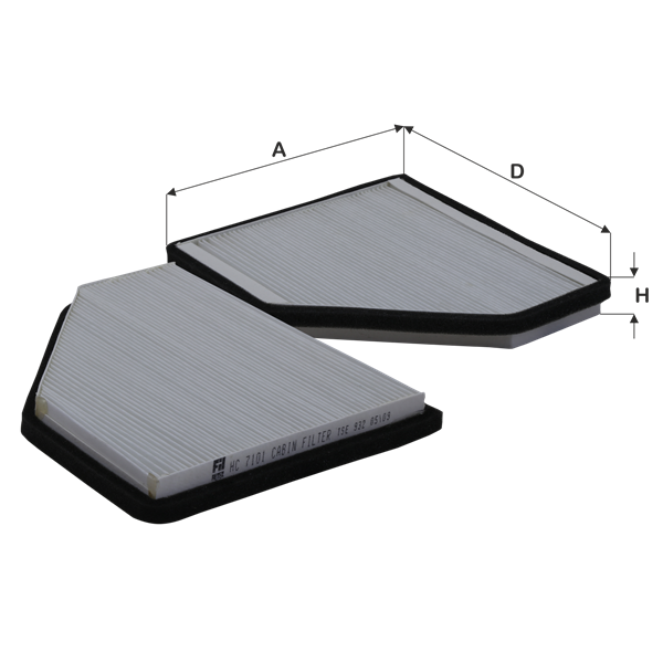 Fil Filtre HC 7101 HC 7101