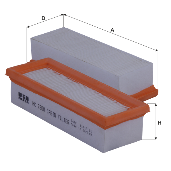 Fil Filtre HC 7200 HC 7200