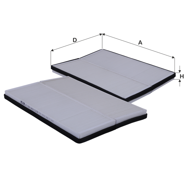 Fil Filtre HC 7208 HC 7208