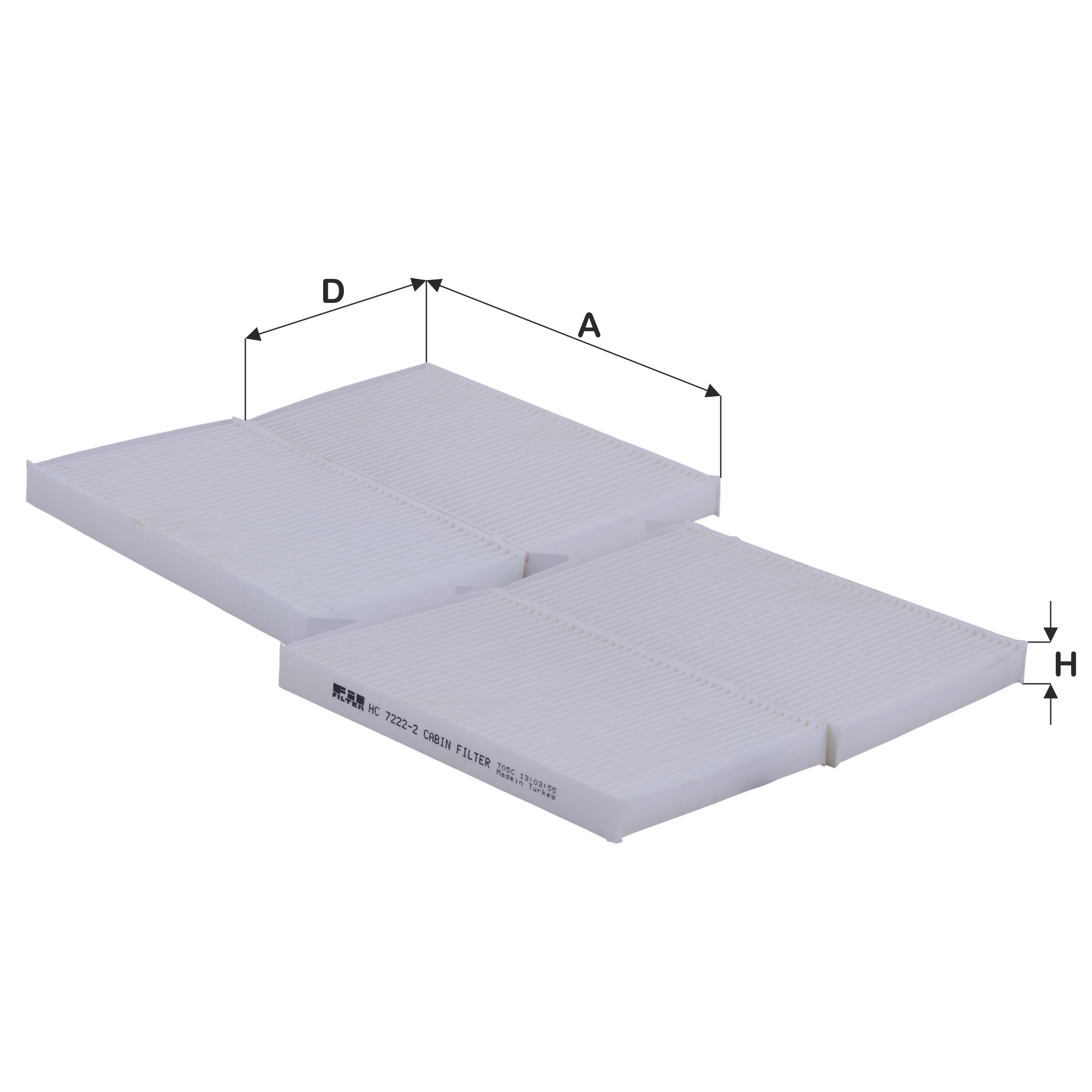 Fil Filtre HC 7222-2 HC 7222-2