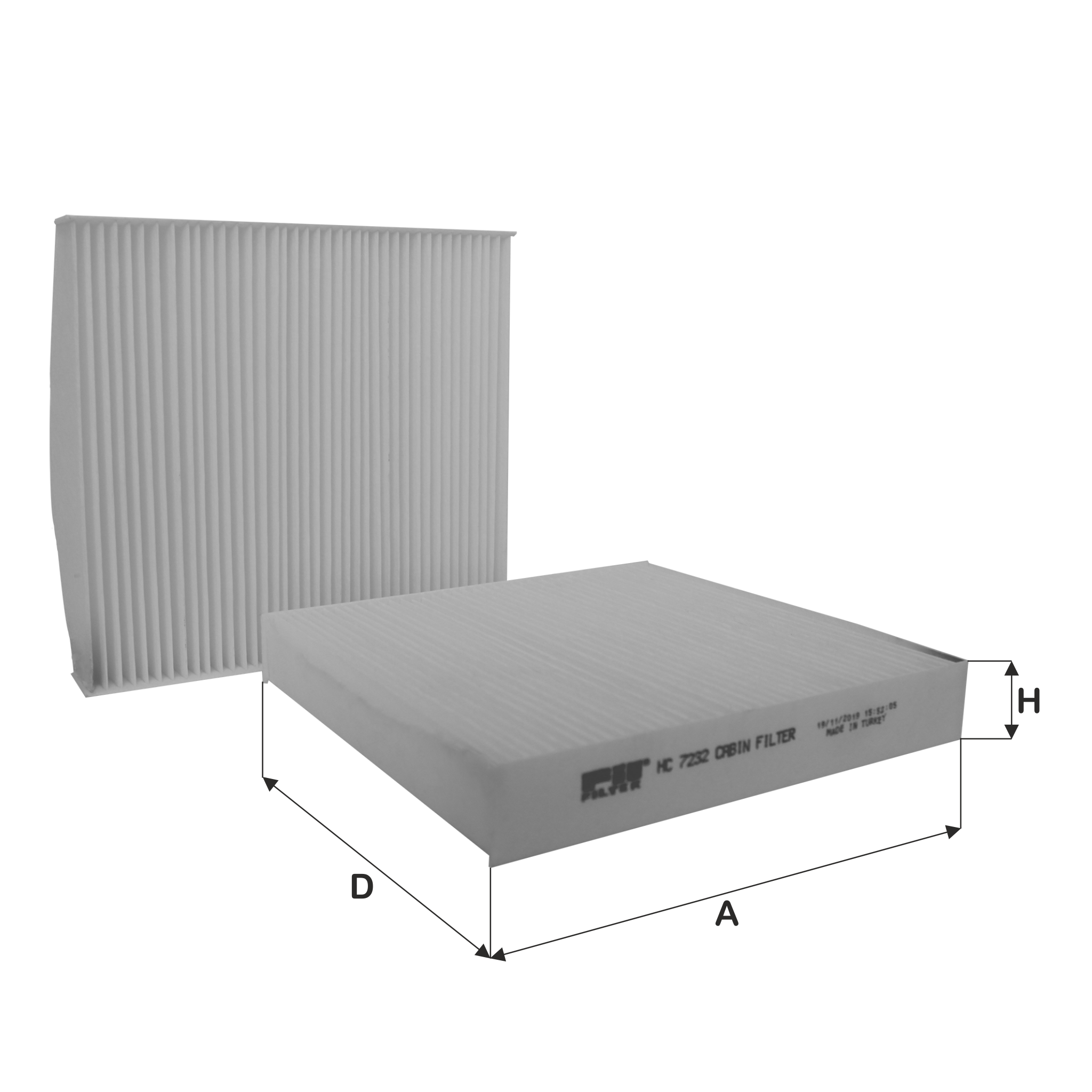 Fil Filtre HC 7232 HC 7232